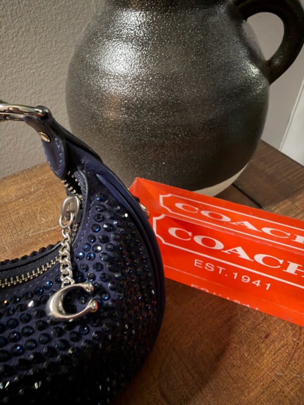 Coach Jonie Mini Bag with Crystals - Picture 7 of 12